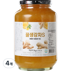 초록원 꿀생강차 S, 2kg, 1개입, 4개