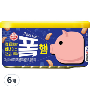 오뚜기 폭햄, 200g, 6개