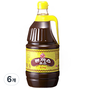 오뚜기 돈까스소스, 2.1kg, 6개