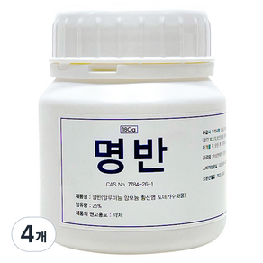 삼현제약 명반, 180g, 4개