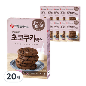 큐원 홈메이드 초코쿠키믹스, 20개, 300g