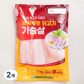 체리부로 닭고기 가슴살, 1kg, 2개