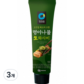 청정원 명이나물 생와사비, 100g, 3개