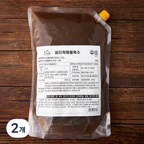 hcook 바지락해물육수, 2kg, 2개