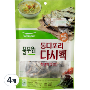 풀무원 통디포리 다시팩 5p, 90g, 4개