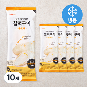 굽네 속이꽉찬 찰떡구이 통모짜 (냉동), 100g, 10개