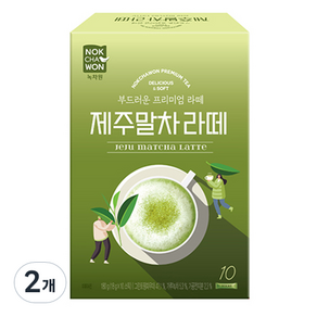 녹차원 제주말차 라떼, 18g, 10개입, 2개