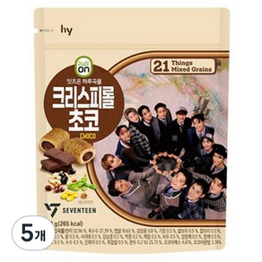 eatson 하루곡물 크리스피롤 초코, 50g, 5개