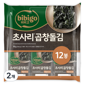 비비고 초사리 곱창돌김 12p