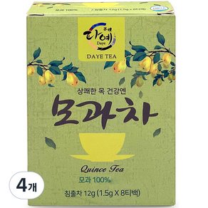 다예 모과차 8p, 1.5g, 8개입, 4개