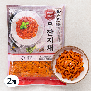 반찬단지 마라 무짠지채, 1kg, 2개