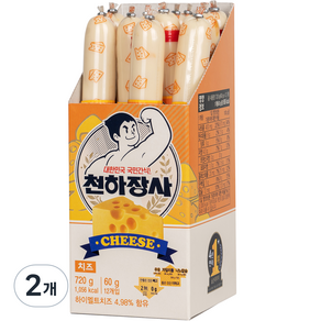 천하장사 소시지 치즈, 720g, 2개