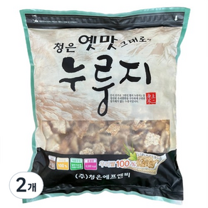 청은 옛맛 그대로 누룽지, 3kg, 2개