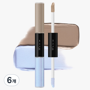 케이트 3D 크리에이터 듀오 쉐딩 하이라이터 4.5g, EX 1 웨일 안드로이드, 6개