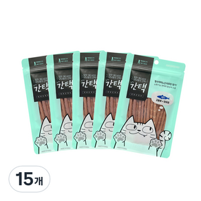 간택 고양이 져키, 고등어 + 타우린 혼합맛, 50g, 15개