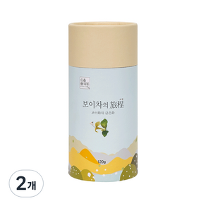 운남보이차 보이꽃차 금은화 산차, 120g, 2개