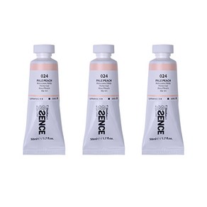 신한에쎈스 아크릴 컬러 물감 Tube A 시리즈 페일 피치 3p, 1색, 50ml