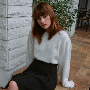 로라로라 여성용 PUFF SLEEVE KNIT