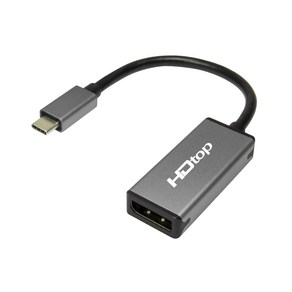 에이치디탑 USB C타입 TO 4K 60HZ DP 컨버터 15cm