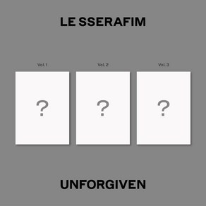 LE SSERAFIM - 1st Studio Album UNFORGIVEN 버전 3종 중 1종 랜덤 발송, 1CD