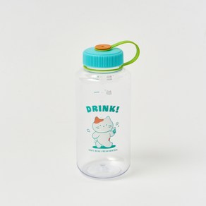 버터 밀크캣 드링크 스포츠 보틀, 그린, 1개, 1L