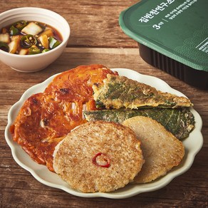 집반찬연구소 삼색전과 양파장아찌, 380g, 1개