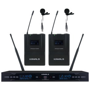 카날스 전문가용 2Ch 무선 마이크 900Mhz 핀형 + 핀형 세트, BK-820N (핀형), BK-870B(핀형)