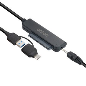 컴스 USB TYPE A / C to SATA 컨버터 50cm, 1개