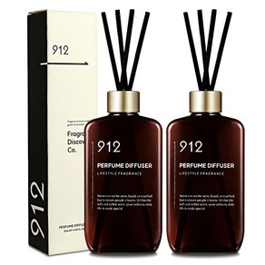 912 퍼퓸 디퓨저 화이트 블랑 2p + 리드스틱 8p, 250ml, 1세트