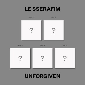 르세라핌 - 1st Studio Album UNFORGIVEN COMPACT ve 랜덤발송 + 아웃박스 + 포토북 + CD-R + 포토카드 + 엽서 + 리릭 포스터 세트, 1CD