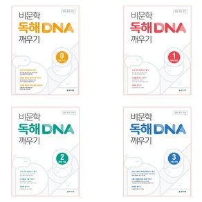 해법 중학 국어 비문학 독해 DNA 깨우기 0 + 1 + 2 + 3 세트 전4권