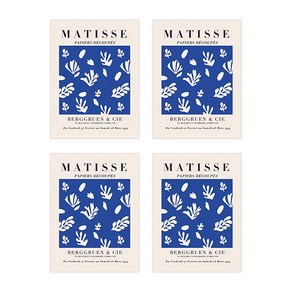 블럭마트 Heny Matisse 포스터 TYPE1 4p