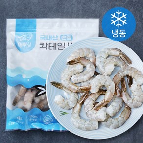 어부심 국내산 손질 칵테일 새우살 특대 (냉동), 500g(특대, 25~34미), 1개