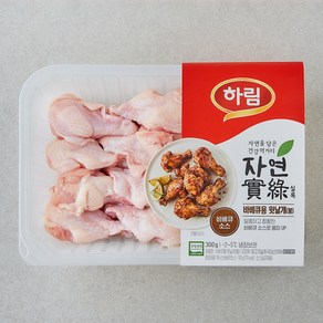 자연실록 무항생제 인증 바베큐용 윗날개 봉 300g + 소스 100g 세트 (냉장)