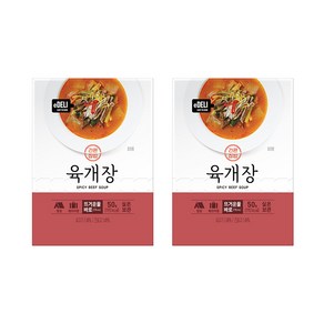 이델리 동림푸드 간편집밥 육개장 5p, 50g, 2개