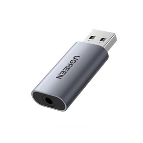 유그린 USB to 4극 사운드카드 어댑터 외장형, CM383, 1개