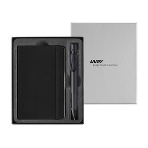 LAMY 사파리 샤프 매트블랙 + 노트 기프트 세트, 0.5mm, 1세트