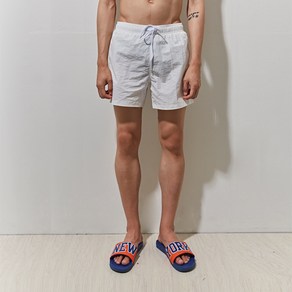 남성용 ken swimming half pants, XL, 화이트