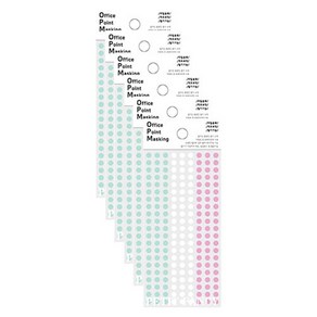 쁘띠팬시 마스킹라벨 3종 x 378p 세트 OPM-M306A, 6세트