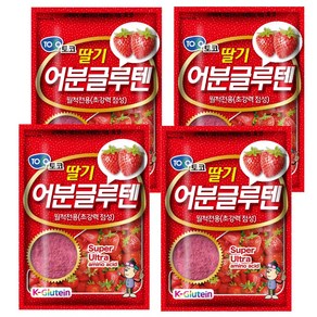 토코맥스 딸기 어분 글루텐 떡밥, 300g, 4개