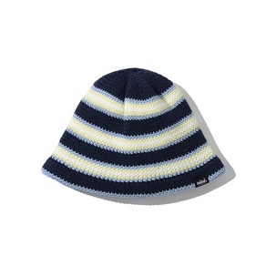 5252BYOIOI STRIPE KNIT BUCKET HAT