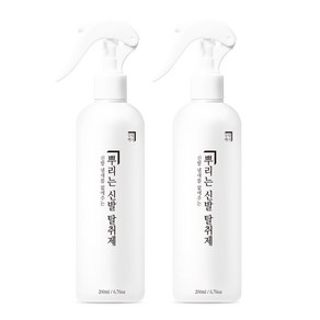 살림백서 뿌리는 신발탈취제 본품, 2개, 200ml