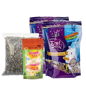 로라펫 스위트 큰 토끼 사료 750g x 2p + 바닐라 드롭스 70g + 해바라기씨 380g, 1세트