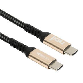 넥시 USB3.1 PD 충전 4K 디스플레이 C to C 케이블, 1개, 2m