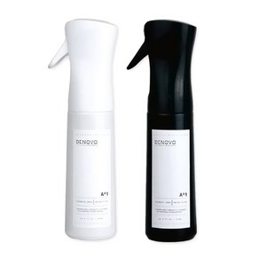 디노보 반자동 안개분사 스프레이용기 300ml x 2종 세트, 화이트, 블랙, 1세트