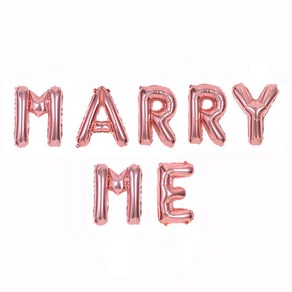 조이파티 알파벳은박풍선세트 MARRY ME