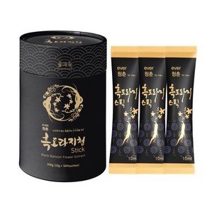 올가득 에버청춘 진액 구증구포 흑도라지청 스틱 50p, 500ml, 1개, 50개입