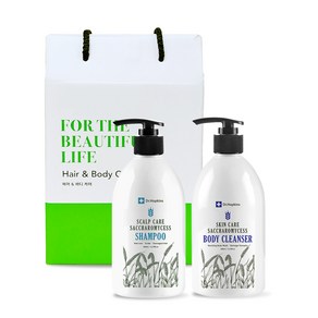 닥터홉킨스 맥주효모 샴푸 500ml + 바디클렌져 500ml 선물세트, 1세트