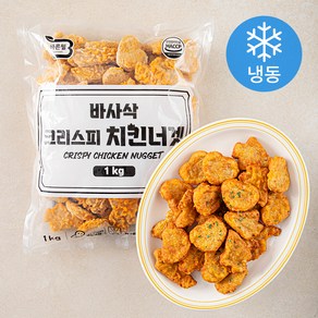 바른웰 바사삭 크리스피 치킨너겟 (냉동), 1kg, 1개