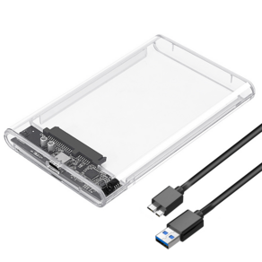 액센 USB 3.0 SATA3 SSD / HDD 외장 하드케이스 125.5 x 79 x 13 mm HD10, 1개